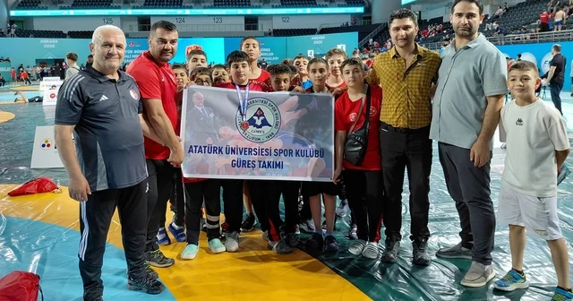 Atatürk Üniversitesi spor kulübünden güreşte Türkiye şampiyonluğu gururu Altyapıya yapılan yatırım ilk meyvelerini verdi Erzurum Haberleri Habertürk Yerel Haberler