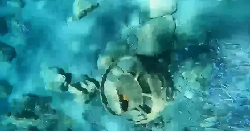 Muğla da denizin dibindeki mayın imha edildi