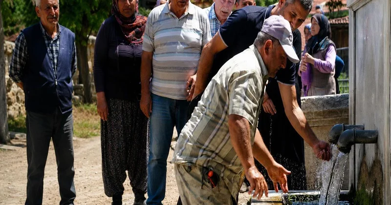 Bolu da köylüleri isyan ettiren uygulama: Kendi imkanlarıyla yaptıkları su hattına sayaç takıldı
