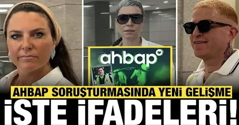 Ahbap soruşturması: Ece Üner, Gökhan Özoğuz ve Öykü Serter in ifadeleri!