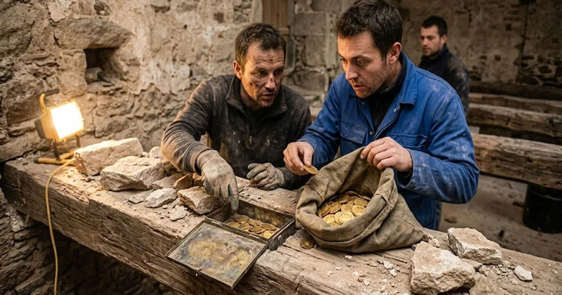 İşçiler duvarın arkasında buldukları altınları 53 milyon liraya sattılar Sözcü Gazetesi