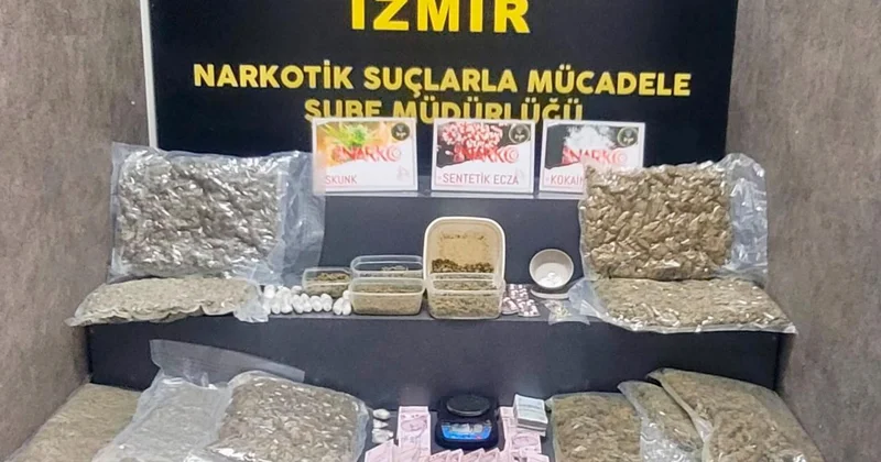 Zehir tacirlerine dağıtılacak uyuşturucular ele geçirildi