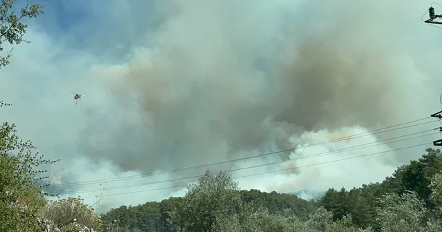 Fethiye de orman yangınını söndürmek için ekipler seferber oldu 14 helikopter, 5 uçak müdahale ediyor Muğla Haberleri Habertürk Yerel Haberler