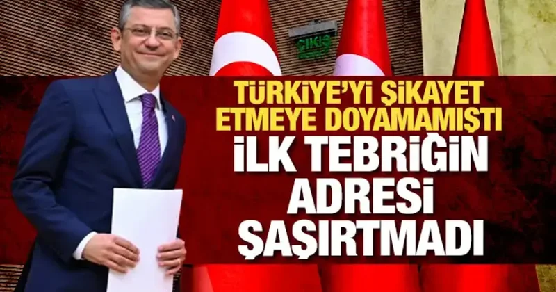 Özgür Özel şikayete doymamıştı: Yeni partiye ilk tebriğin adresi şaşırtmadı