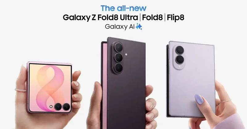 Samsung Galaxy Z Fold8 Ultra, Fold8 ve Flip8 tanıtıldı