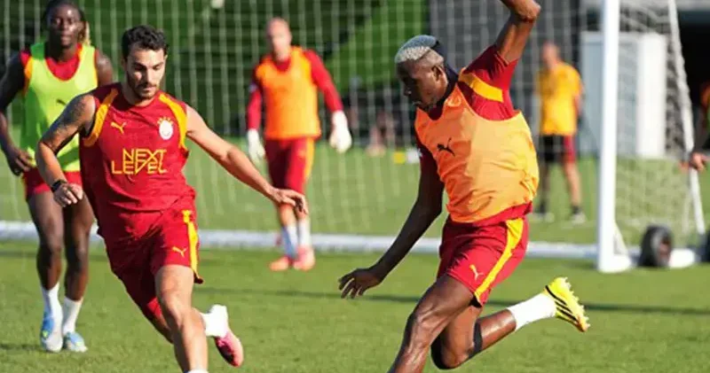Galatasaray, günü çift antrenmanla tamamladı