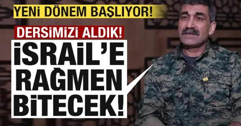 SDG den açıklama! Dersimizi aldık! İsrail e rağmen bitecek