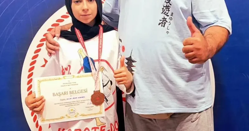 Erzincanlı sporcu Albayrak Türkiye üçüncüsü oldu