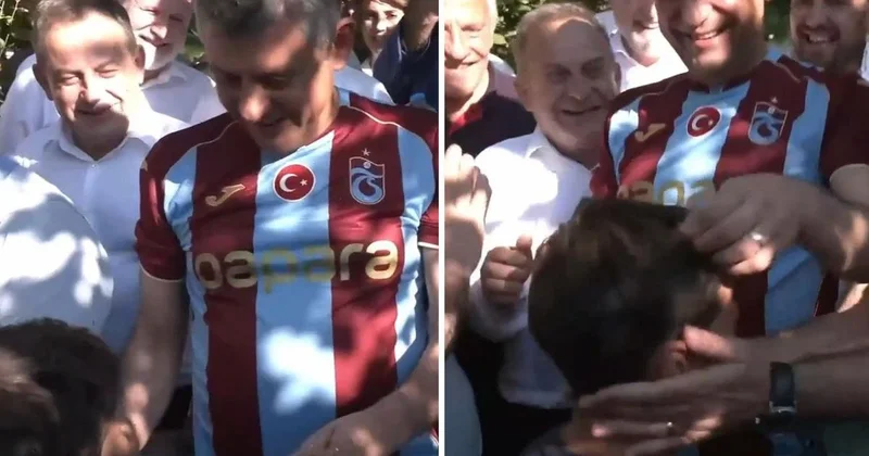 Trabzonsporlu çocuktan Özgür Özel i kahkahaya boğan espri