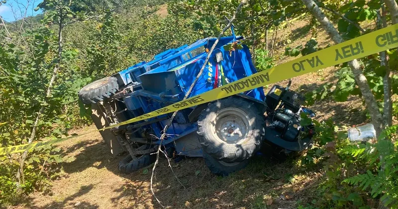 Ordu da tarım aracı devrildi! Ölü ve yaralılar var