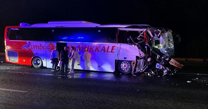 Anadolu Otoyolu nda otobüs kazası: 9 yaralı