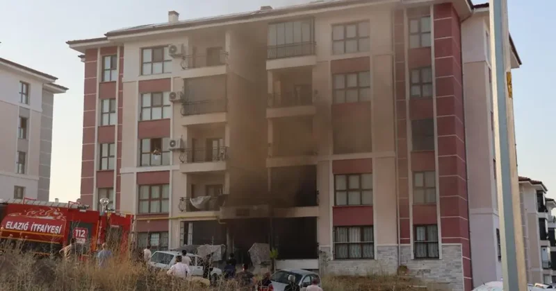 Elazığ da binanın bodrum katında yangın: 12 kişi dumandan etkilendi, 16 kişi kurtarıldı