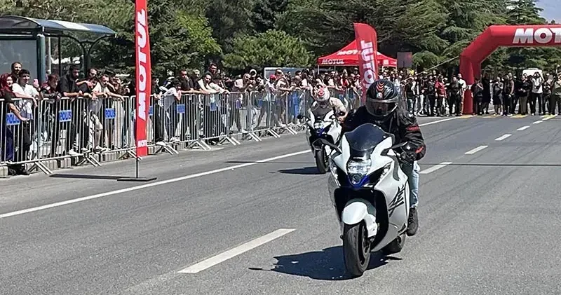 Erzincan Ergan Motofest te drag yarışları düzenlendi