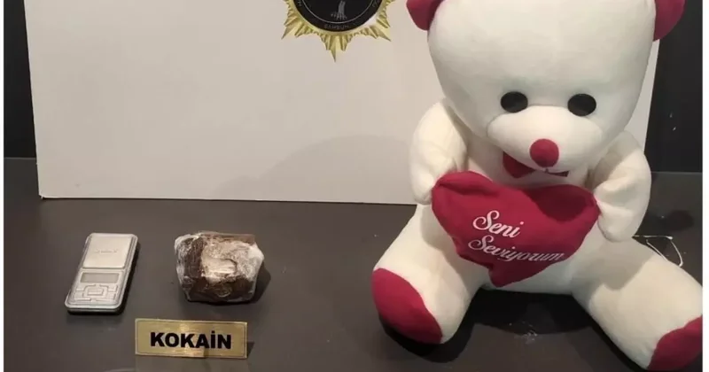 Atakum da Oyuncak Ayıda Kokain Ele Geçirildi