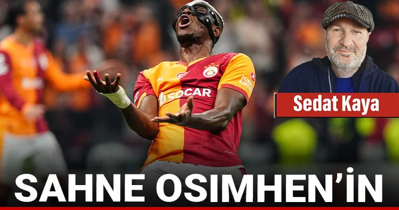 Sahne Osimhen in zafer Galatasaray ın: Artık rüzgar aslanın yönüne esiyor