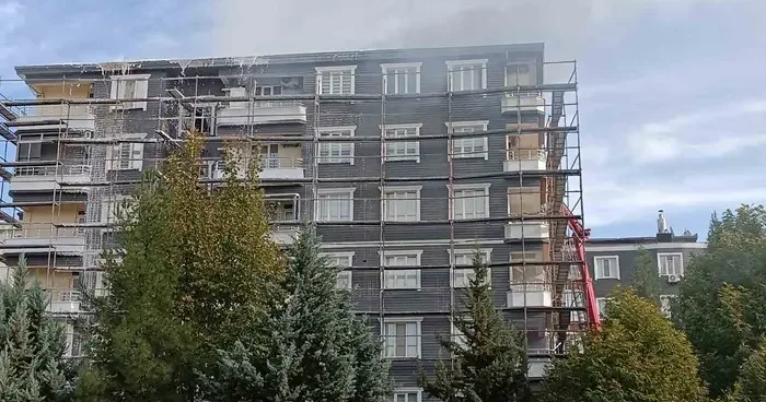 Batman’da çatı katında korkutan yangın