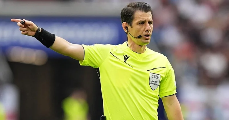 Roma Viktoria Plzen maçını Halil Umut Meler yönetecek