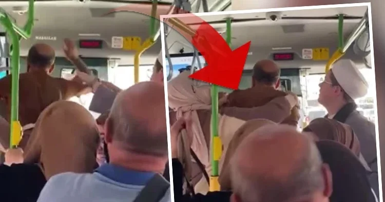 Hem suçlu hem güçlü! Arsız yolcudan yumruklu saldırı