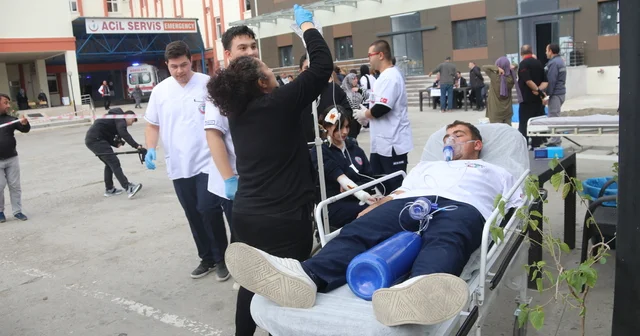 Taşova Devlet Hastanesi nde deprem ve yangın tatbikatı yapıldı Amasya Haberleri