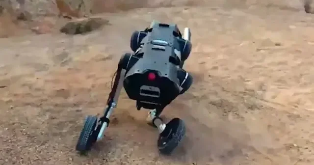 Çinli şirket dünyanın ilk modüler akıllı robotunu tanıttı: Zorlu arazi koşullarında görev yapabilecek VİDEO İZLE