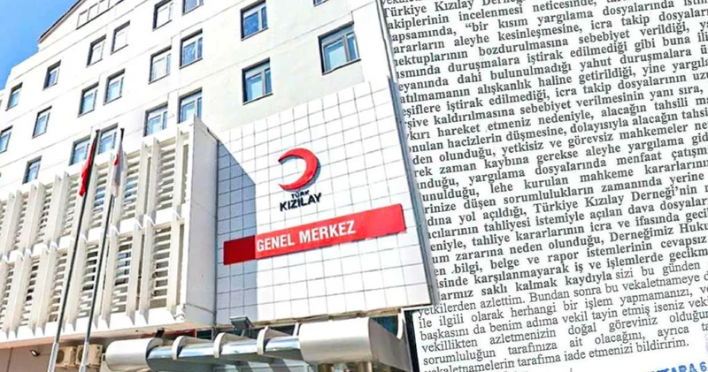 Kızılay da Kurum zarara uğratıldı dendi: 8 avukat birden görevinden azledildi!