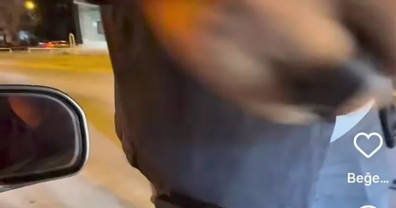 silahla şaka videosu çeken gençler polisi karşılarında görünce panik yaşadı