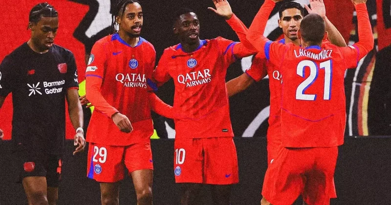 Bayer Leverkusen PSG maçında yok yok: 2 kırmızı kart, 9 gol, tarihi skor