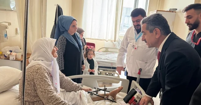 Şırnak Valisi Ekici den hastalara ziyaret Şırnak Haberleri