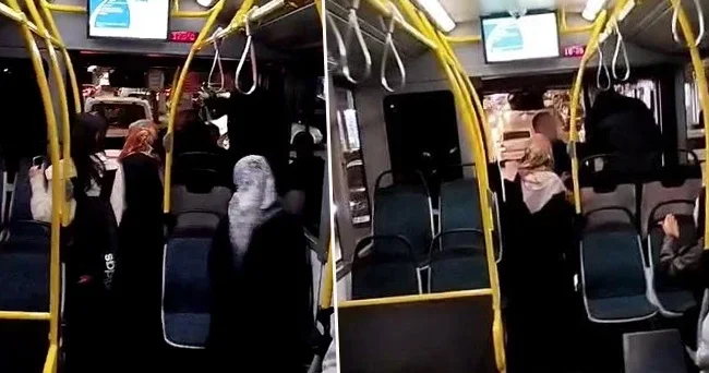 Şehit babasına otobüs şoförü hakaret edip saldırdı!