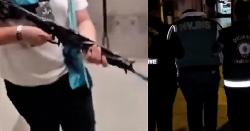 Metroya kalaşnikof ile bindi büyük panik yaşandı! Gerçek ortaya çıktı