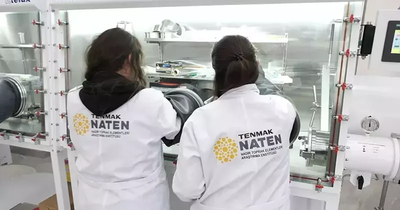 TENMAK NATEN de cevherden uç ürüne kadar üretim çalışması
