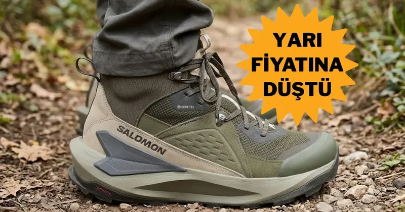 Konfor ve dayanıklılık bir arada: Salomon Elixir Mid GTX yarı fiyatına düştü