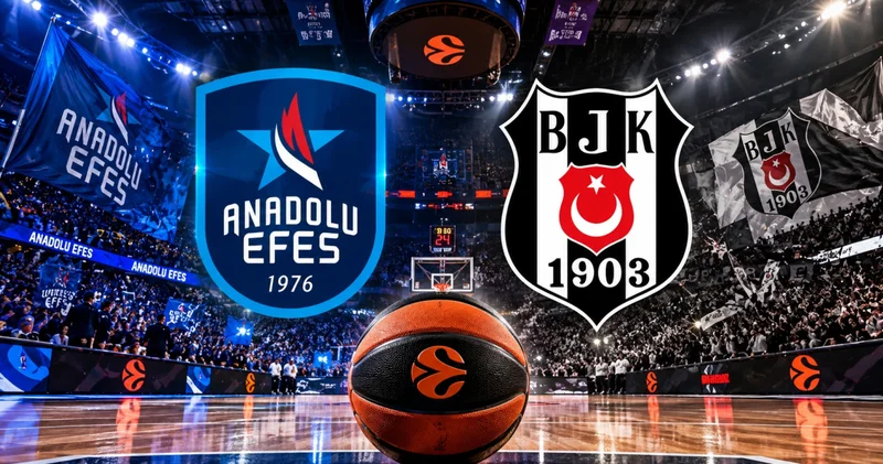 Anadolu Efes Beşiktaş maçı ne zaman, hangi kanalda, saat kaçta? Anadolu Efes Beşiktaş maçı canlı izle EuroLeague’de Türk gecesi