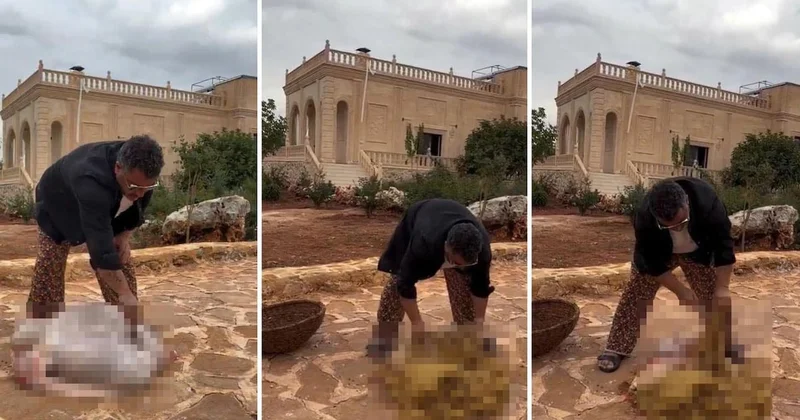 Midyeci Ahmet in sakatat temizlediği görüntü infial yarattı Sözcü Gazetesi