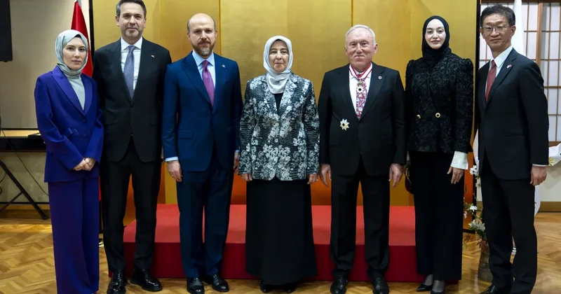 Japonya dan Türk büyükelçiye onur nişanı! Bilal Erdoğan: Türkiye, Türkiye den büyüktür