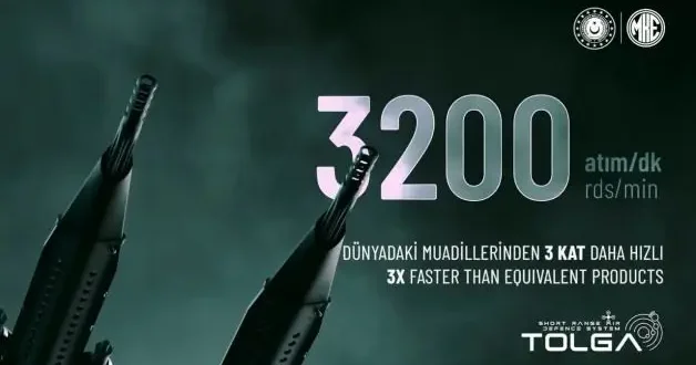 Düşman dronlarına nefes aldırmıyor! MKE TOLGA sahnede: Dakikada 3.200 atım!