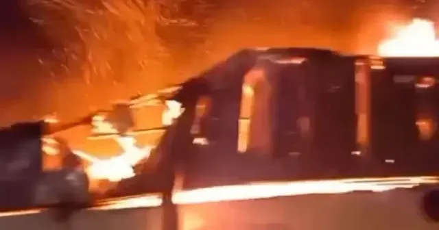 Isparta da kereste fabrikasında yangın çıktı VİDEO İZLE