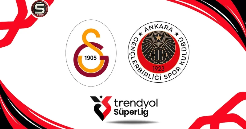 Canlı Galatasaray Gençlerbirliği maçı canlı yayın (Süper Lig 13. Hafta) Sözcü Gazetesi