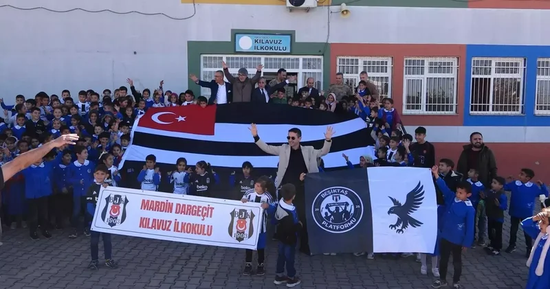 Mardin’de Beşiktaşlı gönüllülerden Bu Forma Benden Sana Kardeşim kampanyası