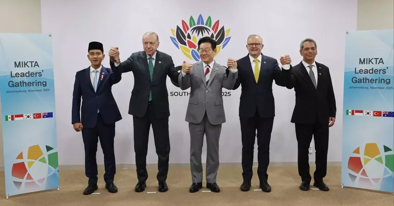 Başkan Erdoğan, MIKTA liderleriyle bir araya geldi
