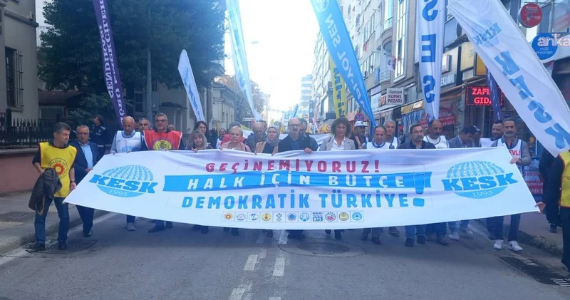 KESK ten Geçinemiyoruz mitingi: Kaynak var utanmaları yok