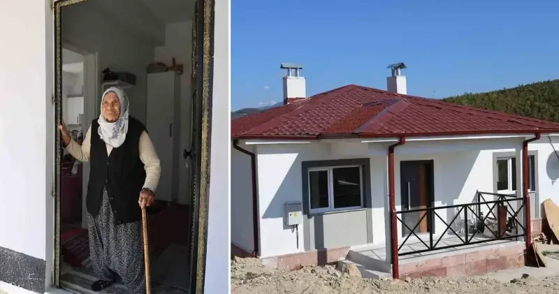 Depremde ağır hasar alan 41 ev yeniden yapıldı: 90 yaşındaki Fatma nine yeni evine yerleşmenin mutluluğunu yaşadı Adana Haberleri