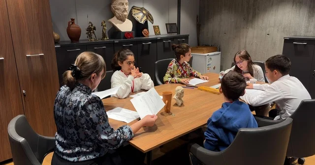 Çocuklar Troya Müzesi ni ele geçirdi Çanakkale Haberleri