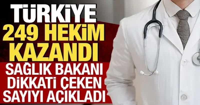Sağlık Bakanı Memişoğlu açıkladı: 412 hekim yurt dışına gitti, 249 u döndü