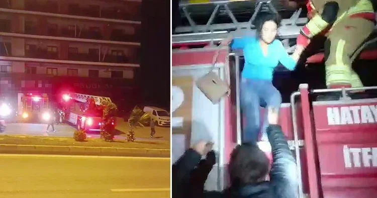 Apartmanın altındaki oto galerideki yangında 2 can kaybı