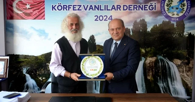 Edremit Ticaret Odası ndan Edremit Körfezi Vanlılar Derneğine ziyaret Balıkesir Haberleri