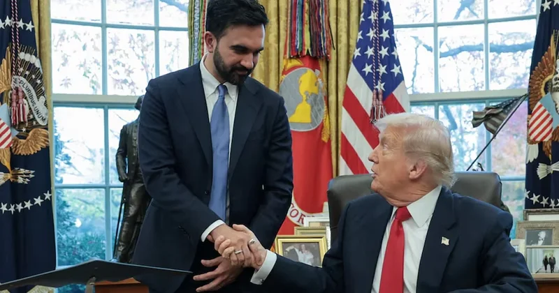 Trump ile Mamdani Beyaz Saray da buluştu Sözcü Gazetesi