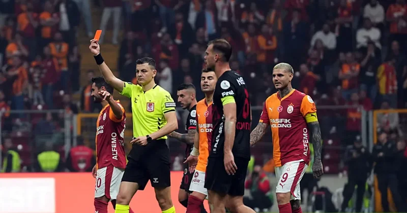 Galatasaray da Roland Sallai kırmızı kart gördü! Derbide yok...