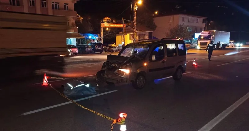 TIR ını park edip su almaya gitti: Aracına dönerken otomobilin çarpmasıyla can verdi