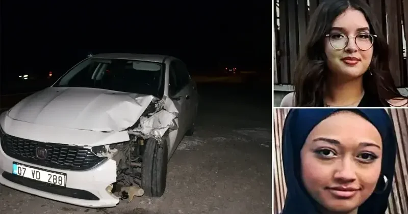 Mezuniyet çekiminden dönen 2 lise öğrencisine araç çarptı: 1 ölü 1 yaralı Antalya Haberleri